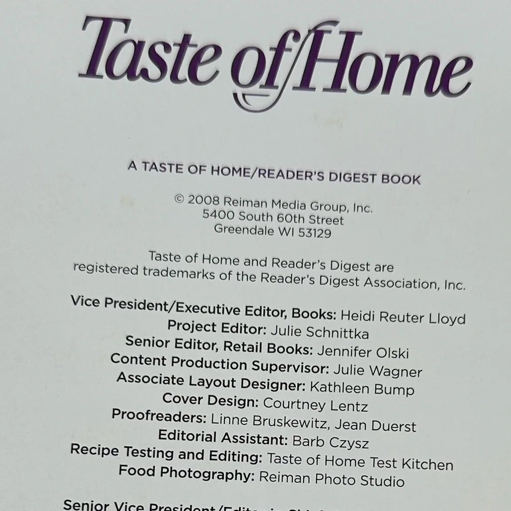 Taste of Home Halloween Party Favorites Cookbook